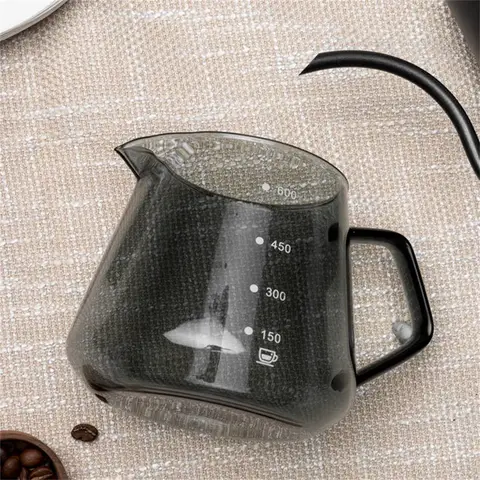 체중계 있는 유리 커피 서버, 아이스 티 음료, 드리퍼, 가정용 바 포트, 주방, 600ml, 신제품