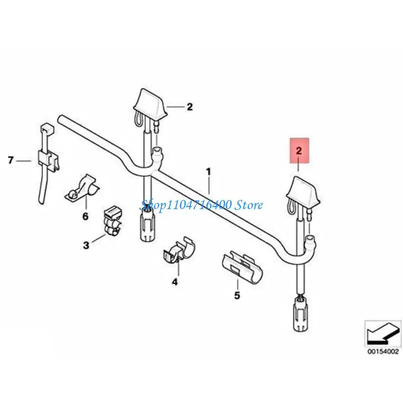 

y1gd 61667131299 Windscreen Washer Nozzle for E90 E91 E92 E93 316i 318i 320i 325i