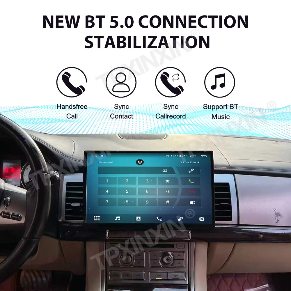 

13" Car Radio For Jaguar XF 2008-2015 Car Multimedia Video Player Stereo Auto GPS Navigation Wireless Carplay Unit 4G Ai Screen