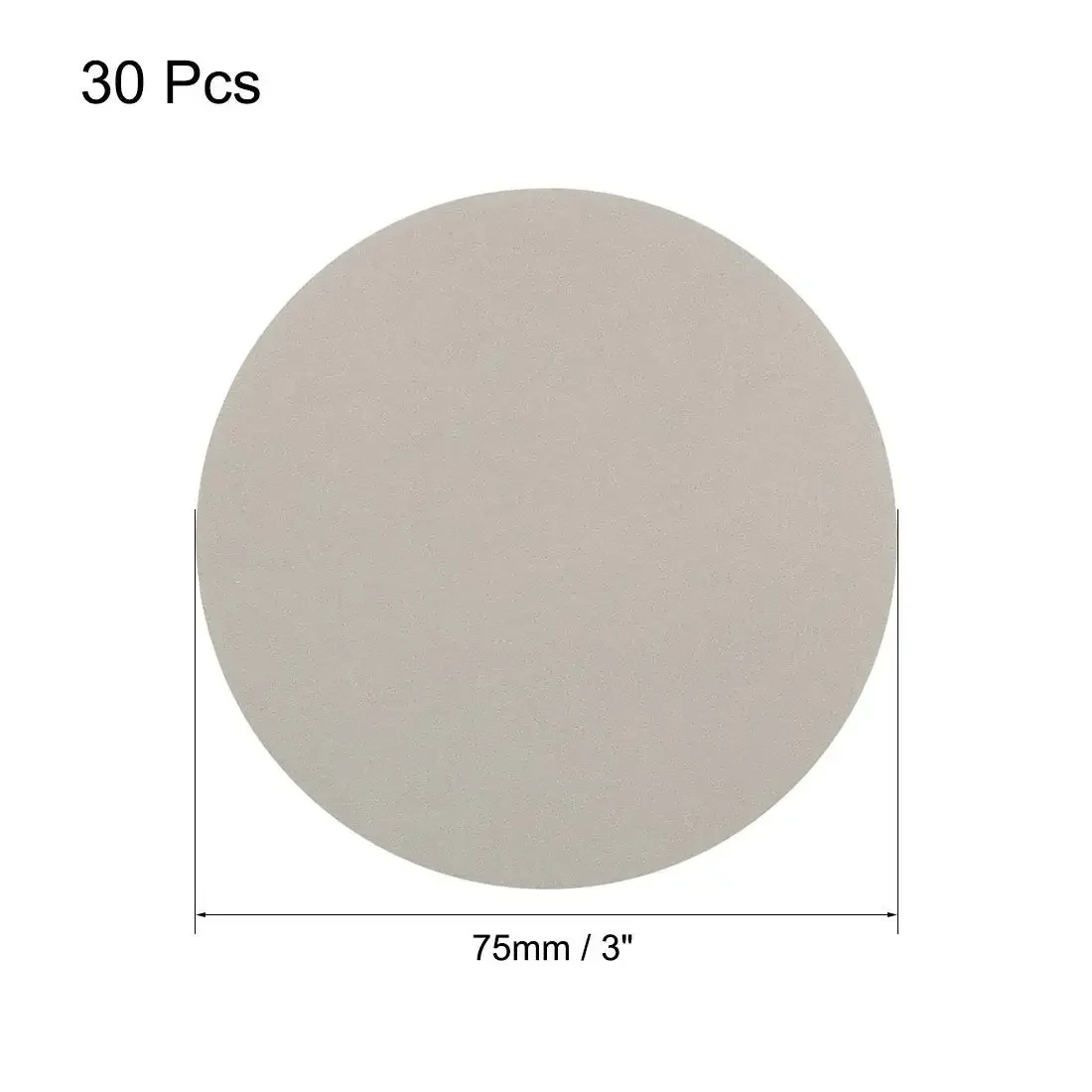 30pcs Water/Dry Sanding Paper 3inch 75mm Hook & Loop Sanding Disc 800 1000 1200 1500 2000 3000 Grit Sand Paper Abrasive Tools