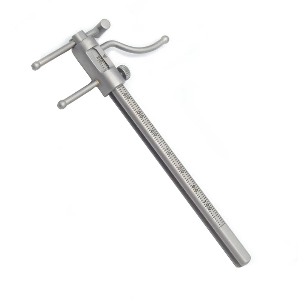 Dental Orthodontic Caliper Chin Implant Measuring Ruler 0-100Mm Stainless Steel Sliding Caliper