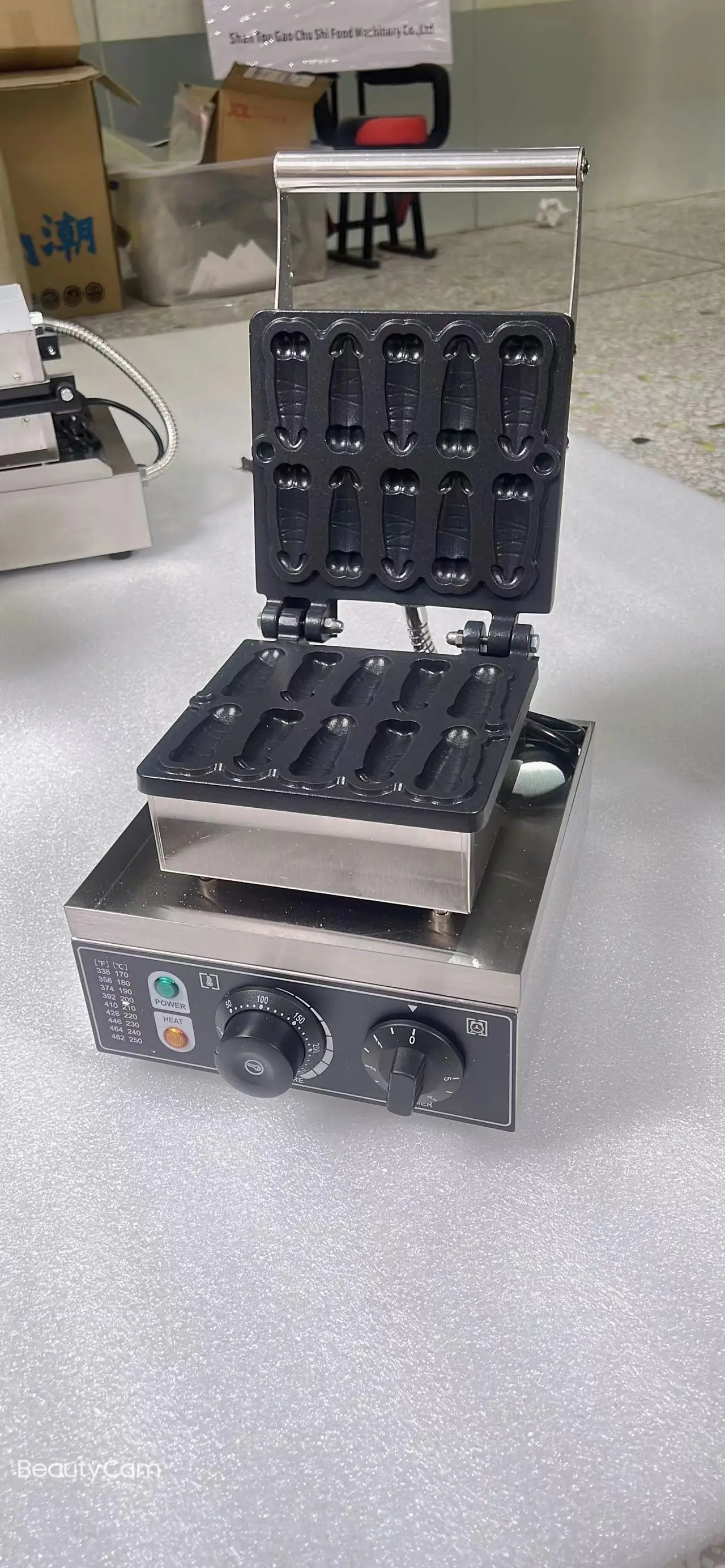 ミニ非スティックワッフルマシン,電気gaykeマシン,商用,110v,220, 10個