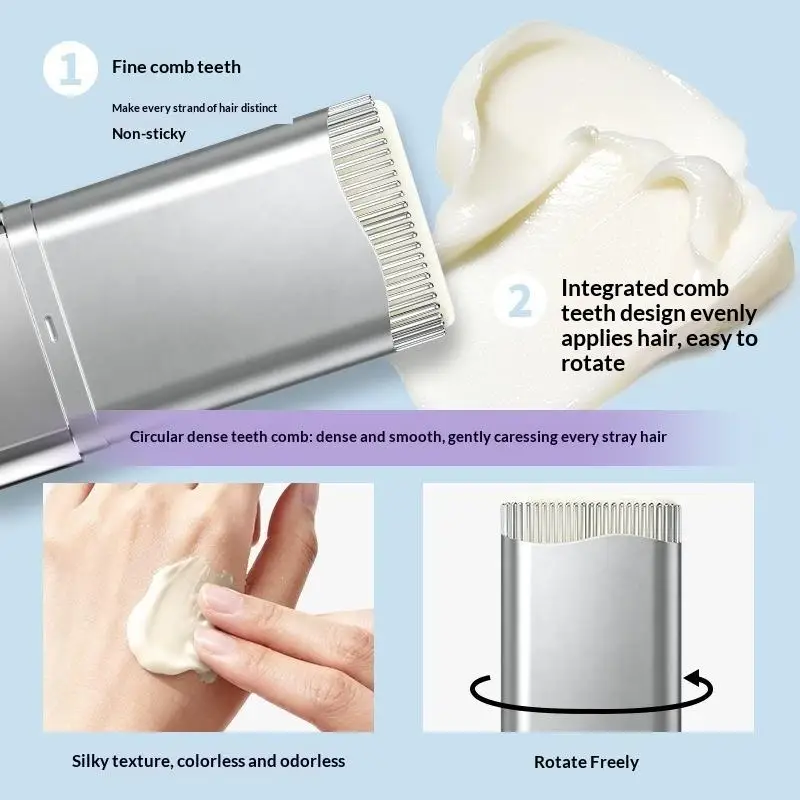 New Hair Wax Stick Tames Flyaways Frizz Adds Volume Styling Cream For Men Women Fixes Broken Short Hairs Flyaway Taming Stick