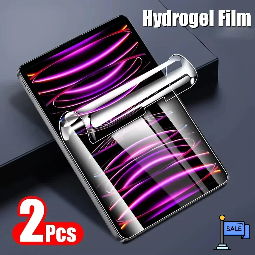 

2PCS Full Cover Hydrogel Film For Xiaomi Mi Pad 7 Pro6 5 6s Pad SE 11 Redmi Pad 10.6 11 8.7 Clear Screen Protectors Not Glass