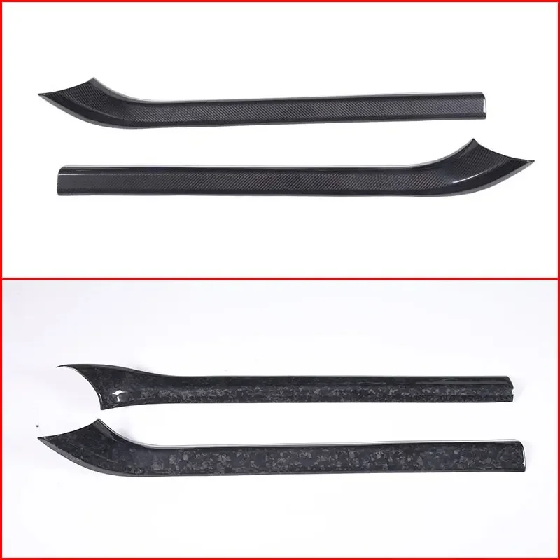 For BMW 8 Series G14 G15 2019 2020 2021 2022 2023 Real Carbon Fiber Car Door Sill Protector Plate Cover Trim Interior Accessorie