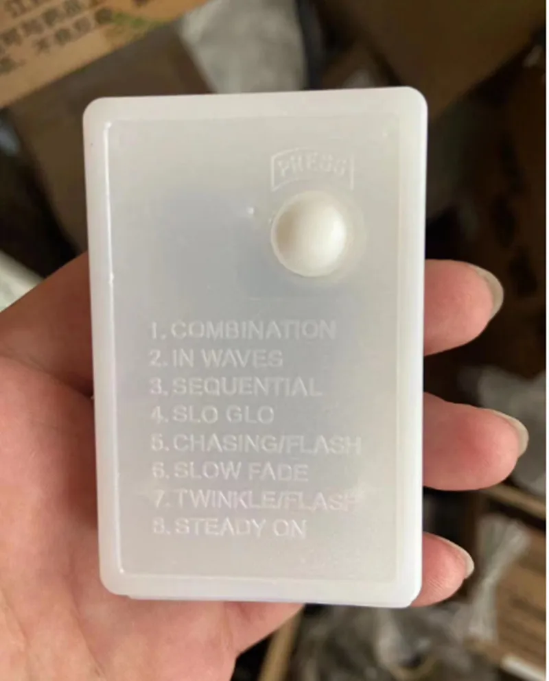 LED Remote Dimmer 8 Modes EK-04  Adjustment Sprograms controller for color Christmas garden Curtain net String lights