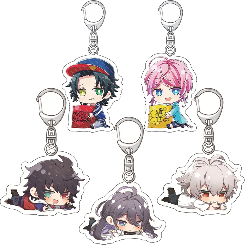 55MM Anime Game Hypnosis Mic - Division Rap Battle Figur Yamada Ichiro Amemura Ramuda Yamada Saburo Acryl Schlüsselanhänger Süßes Geschenk