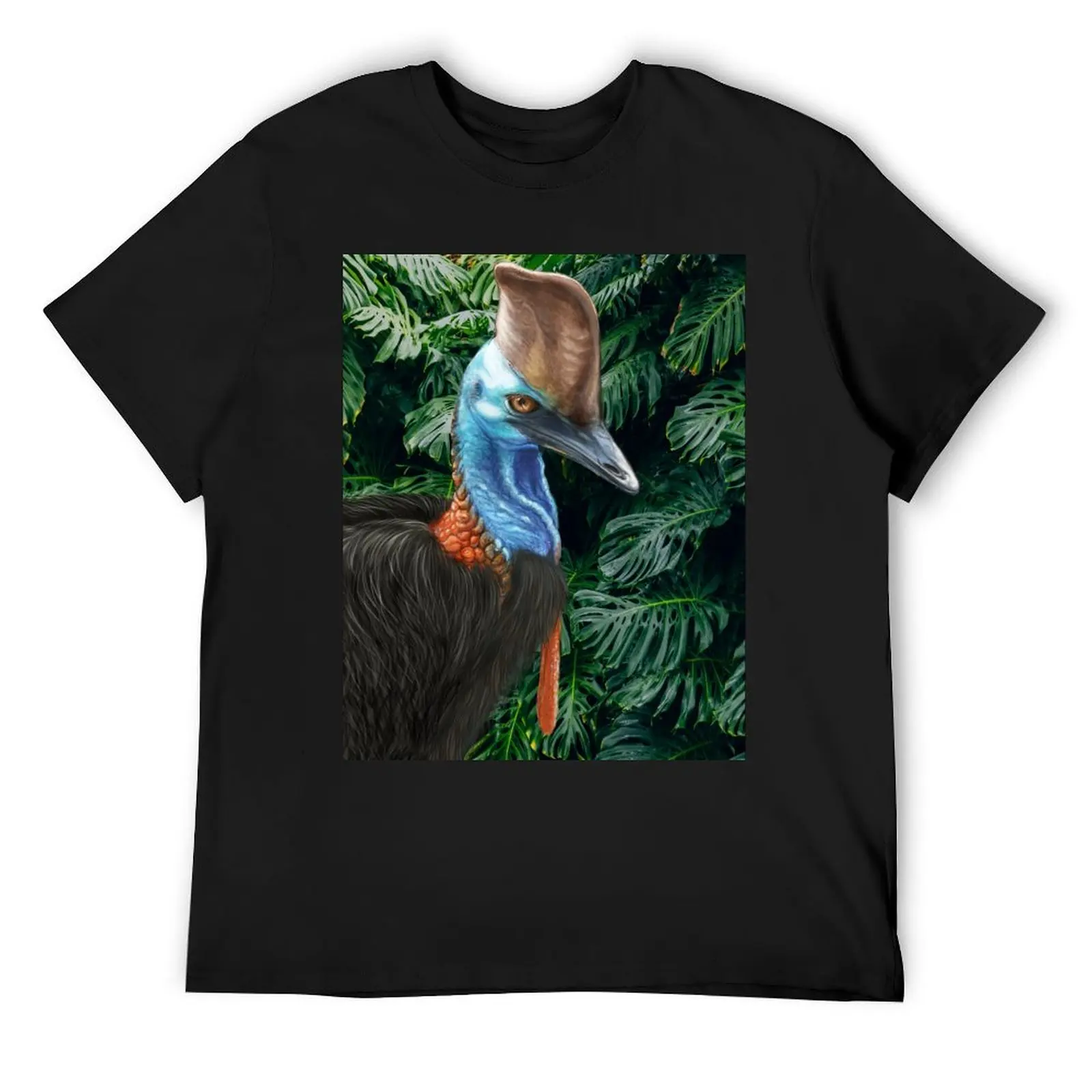 

Jungle Cassowary - by Nadya Neklioudova T-Shirt plus size tops cheap stuff shirts graphic tee shirts men graphic