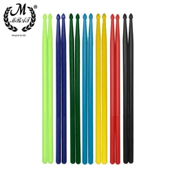 M MBAT 5A Drumsticks Stick Nylon for Drum Set Lightweight Professional Multi Colors Drum Sticks for Beginners Drum Accessories