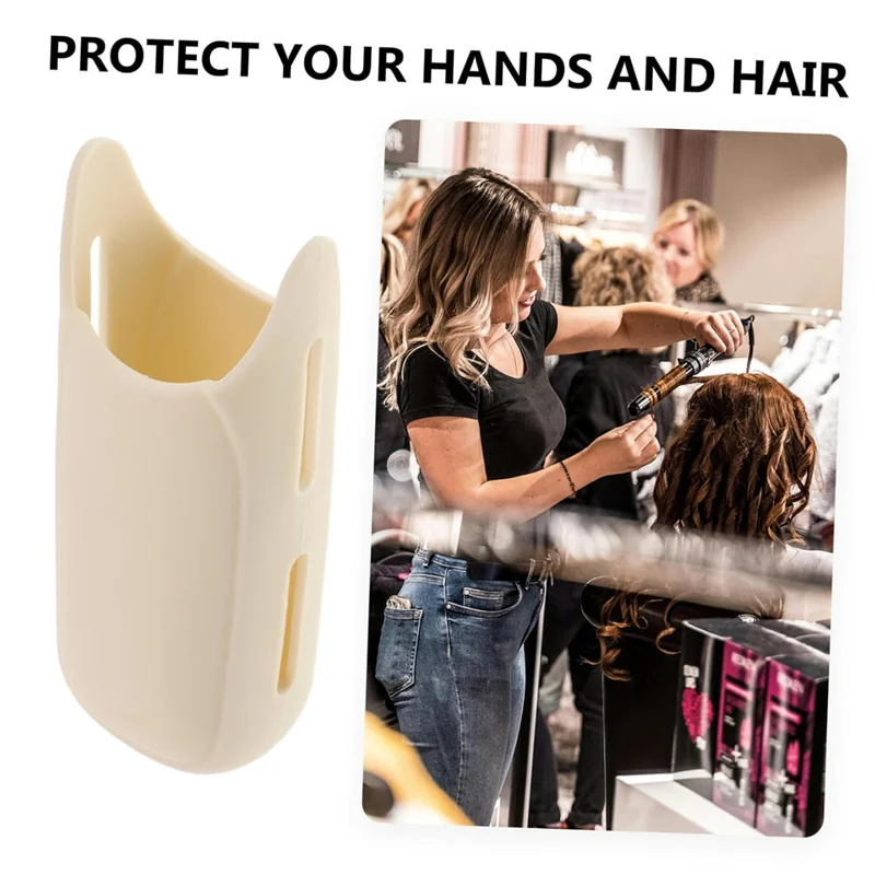 Hair Curling Tools Cover Heat Insulation Silicone Sleeve for Hair Iron Straightener Holder Curling Iron Sleeve for Styling Tool view 6