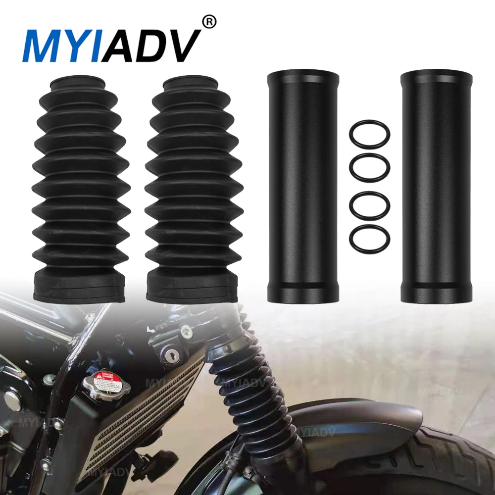 

For Honda Rebel CMX300 CMX500 CMX 300 500 2017-2024 Motorcycle Front Fork Shock Absorber Dust Cover Fork Rubber Gaiters Boots
