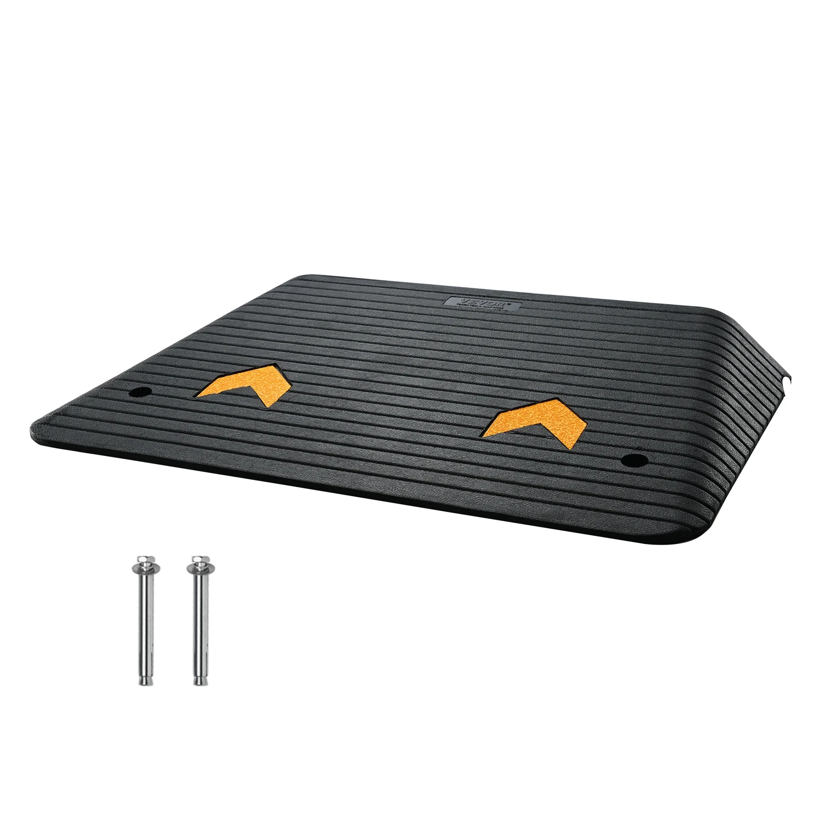 VEVOR Multi Size Driveway Curb Ramps Portable Non-Slip Lightweight Rubber Threshold Car Ramp for Wheelchair Motorcycle Scooter