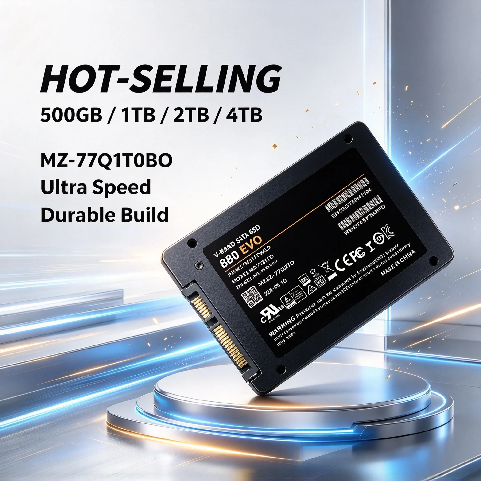 2.5 Inch 880 EVO SSD Original 1TB SATA3 High Speed Inside Solid State Disk Laptop Microcomputer Desktop Super