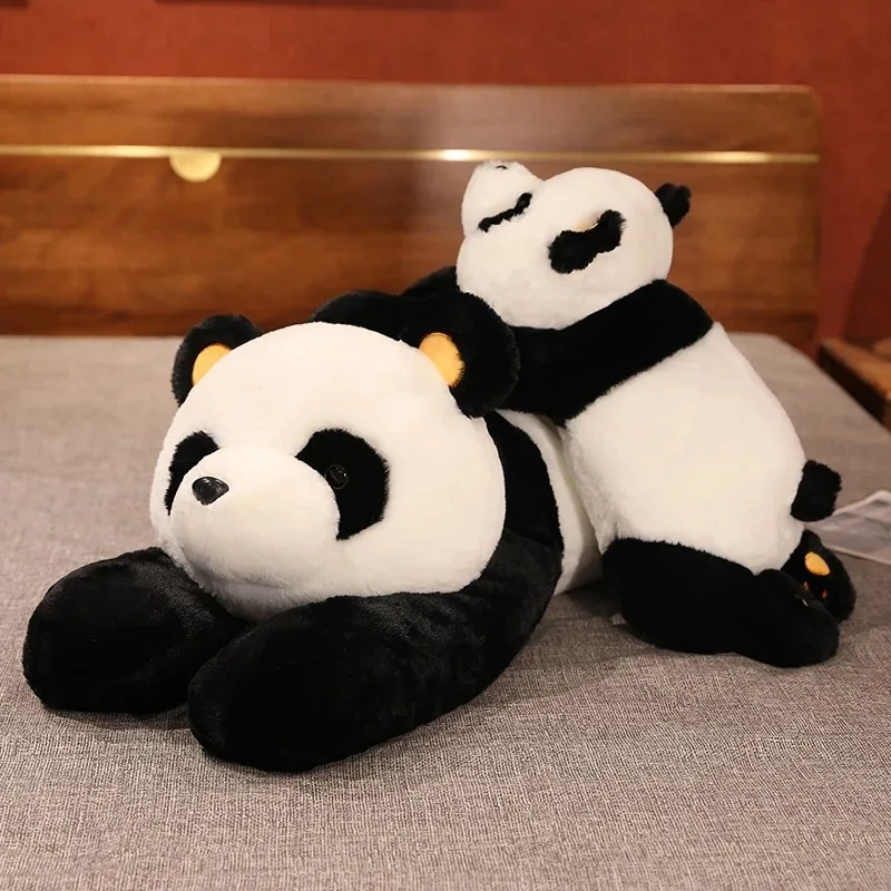 60 cm-120 cm Riesenpanda Plüschtiere Weiches Schlafkissen Cartoon Tier Bär Gefüllte Babypuppe Klassische Kindergeburtstag Weihnachtsgeschenke – Detail 8