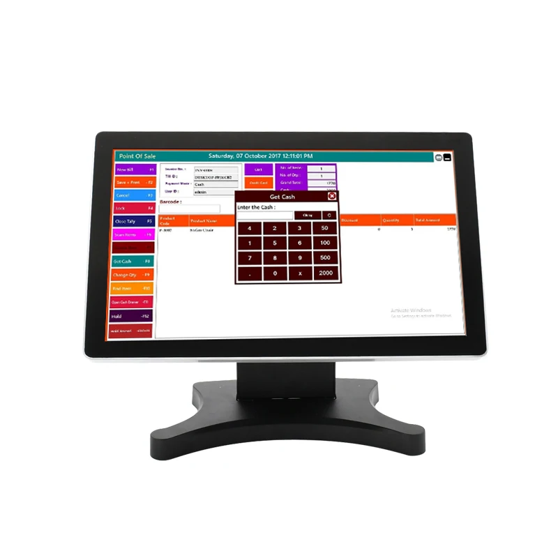 custom.All-in-one 15.6 Inch Display Pos Coffee Shop Point of Sale With Billing System Efficient Checkout Counter