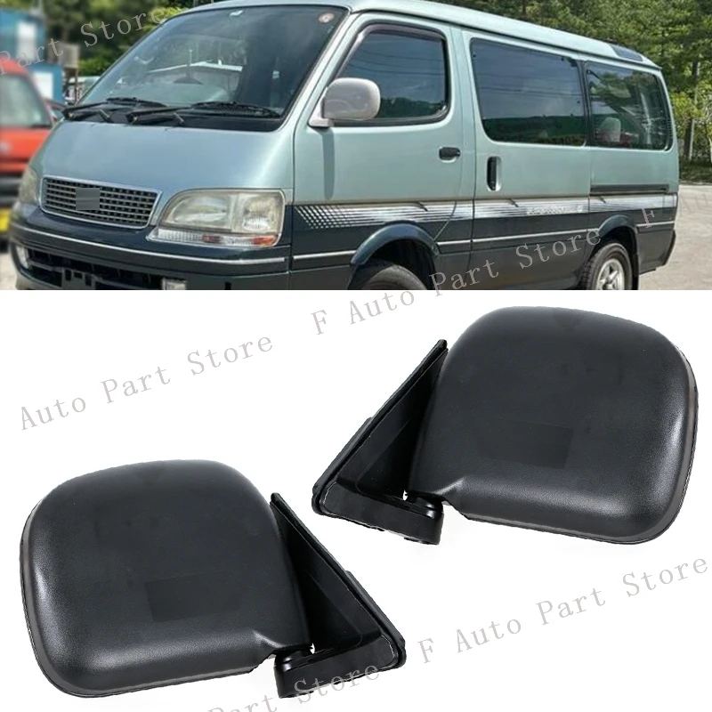 

For Toyota Hiace 1990 1991 1992 1993 1994 1995 1996-2004 Rearview Mirror Assembly Assy Side Mirror Cover Cap Frame Glass Lens
