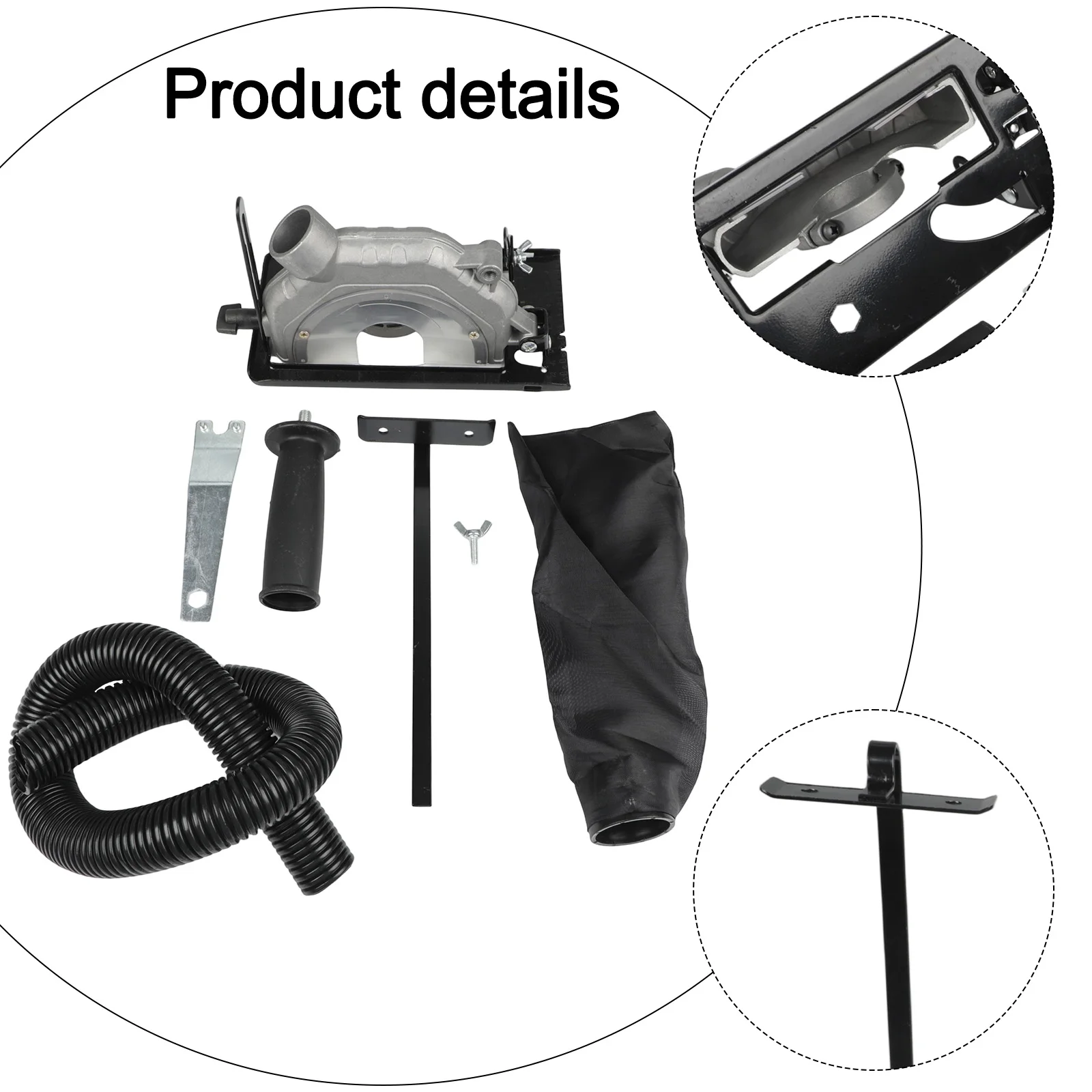 

1set Angle Grinder Bracket For 100-125 Angle Grinders Converter Table Cutting Base 0-40mm Cutting Depth Adjustable Power Tools
