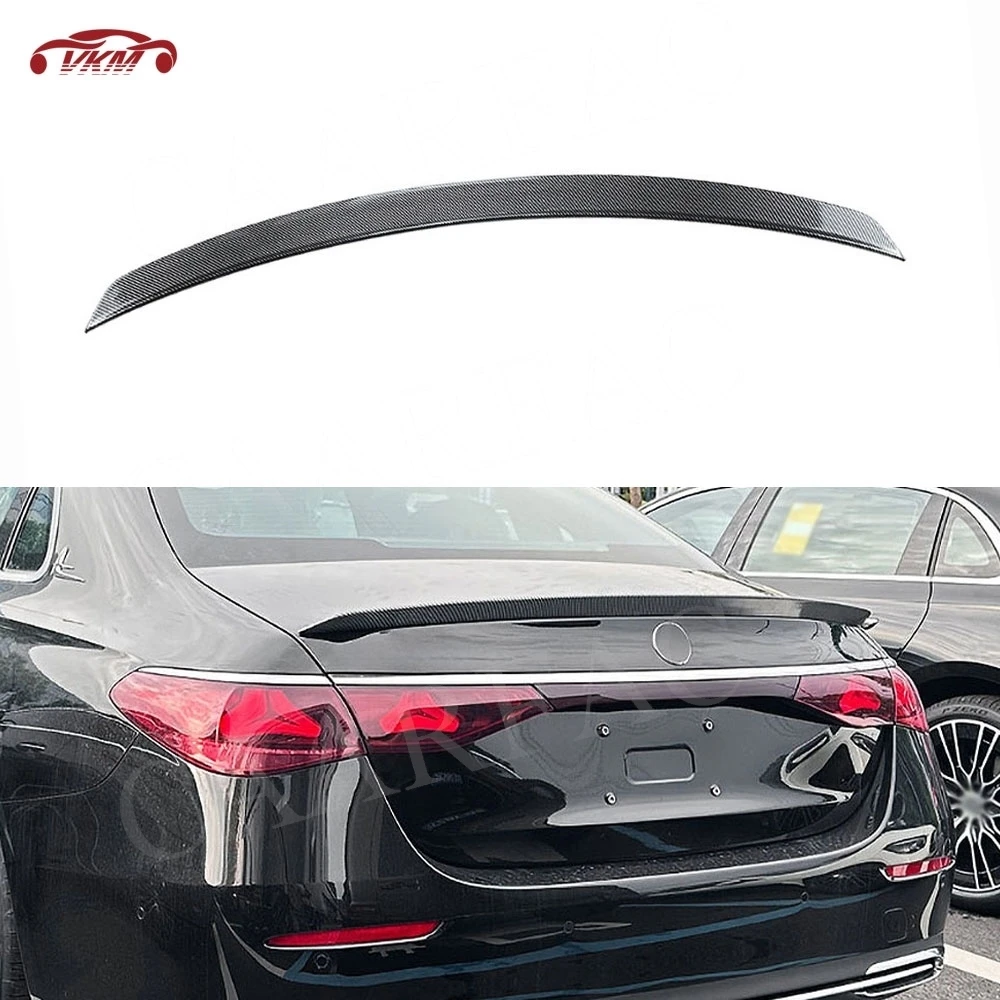 

ABS Lip Wing for Benz E Class W214 E260 E300 E53 E63 AMG Sedan 2024 + Rear Trunk Lip Spoiler Body Kits Car Accessorise