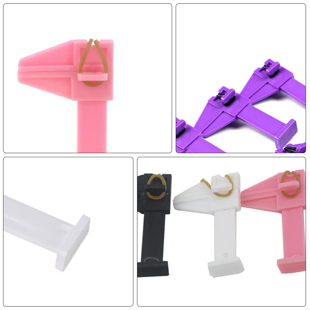 10 Pcs Nail Polish Fixer Supplies Manicure Tools Plastic Clip Salon Abs Engineering Plastics Retaining Clamp