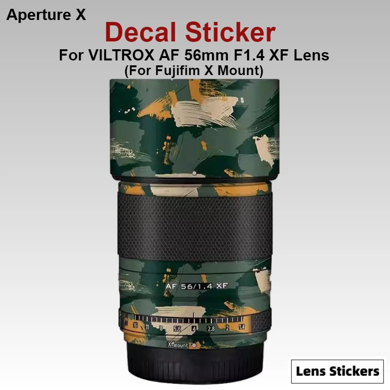 For VILTROX AF 56mm F1.4 XF (for Fujifim X Mount) Lens Sticker Anti-Scratch Coat Wrap Protective Film Body Protector Decal Skin