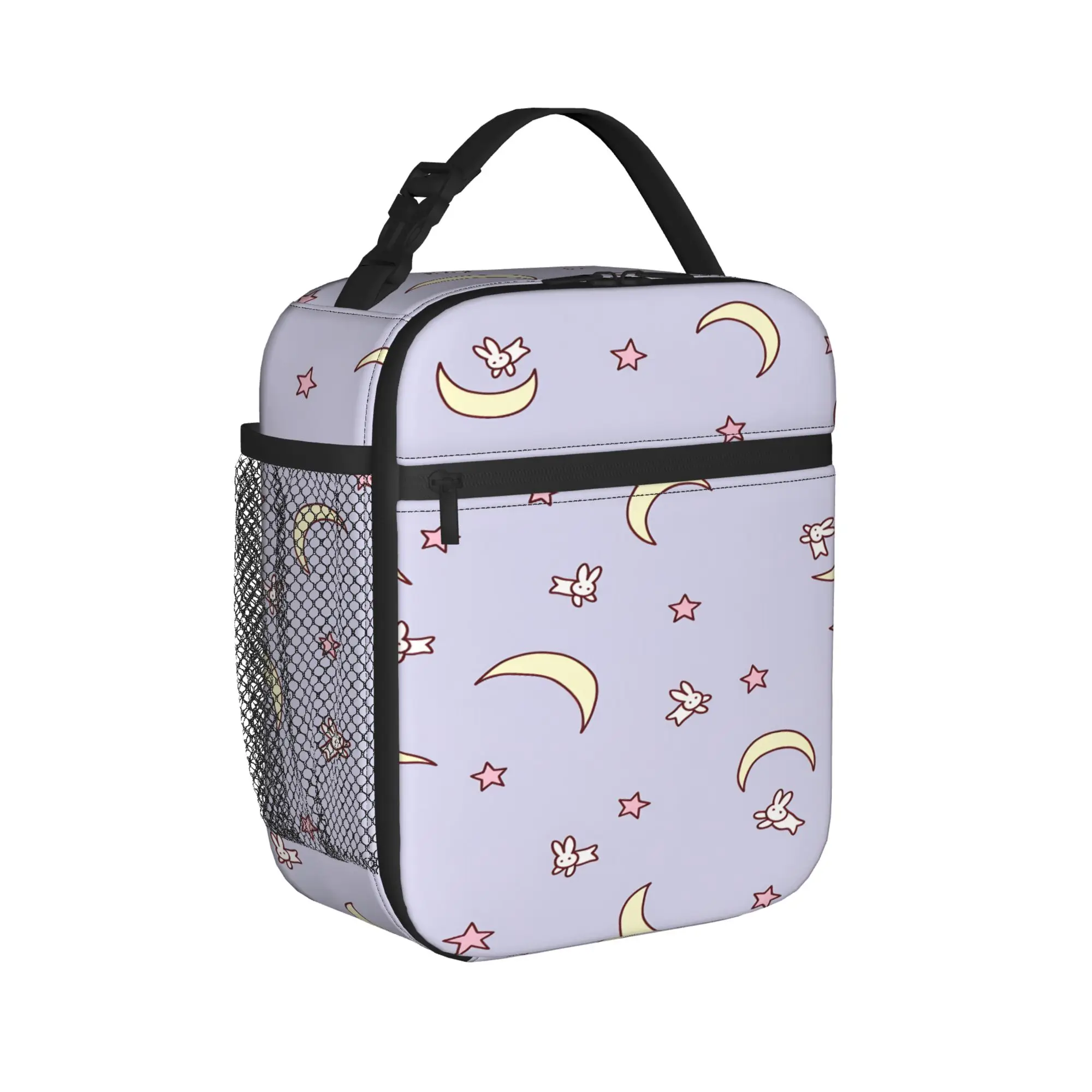 Usagi Tsukino Lunch Bag For Adult Sailors Moons Print Lunch Box Kawaii Picnic Cooler Bag Convenient Oxford Thermal Tote Handbags