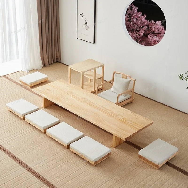 

Homestay Leisure Coffee Tables Combination Windowsill Low Retro Coffee Tables Living Room Wooden Furniture Столик MH40CJ
