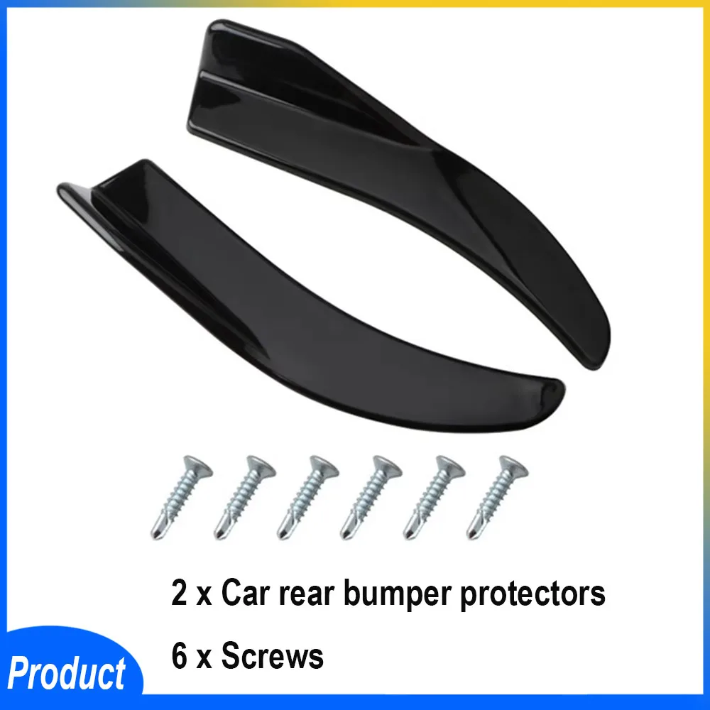 

Спойлер задней двери, накладки, боковая юбка, задний бампер, декоративная защита, спойлер для кузова автомобиля, 2 х защита заднего бампера автомобиля