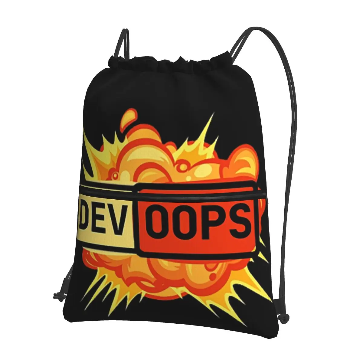 Devoops Devops Aufkleber tragbare Rucksäcke Kordel zug Tasche lässig Kordel zug Bündel Tasche Kleinigkeiten Taschen für Schüler