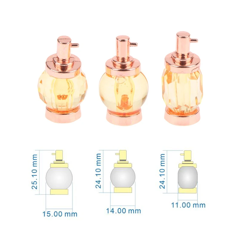3 pçs 1:12 casa de bonecas em miniatura perfume modelo quarto banho decoração brinquedo cena boneca casa decoração acessórios