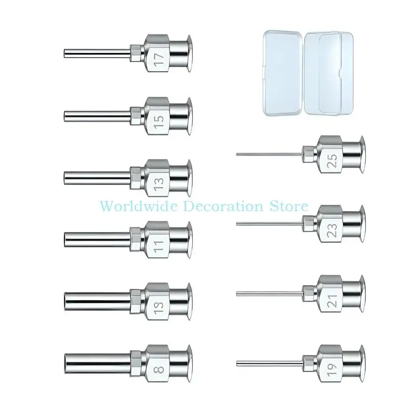 Q39B Industrial Stainless Steel Glues Dispensing Nozzle 8G-30G Glues Injection Needle