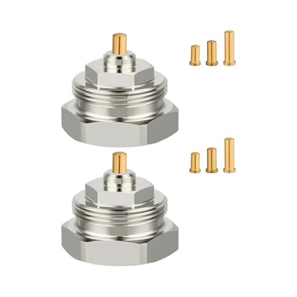 

2 шт. адаптера-радиатора для преобразования резьбы M30×1.0 в M30×1.5, адаптер для термостатического клапана, эффективное управление температурой