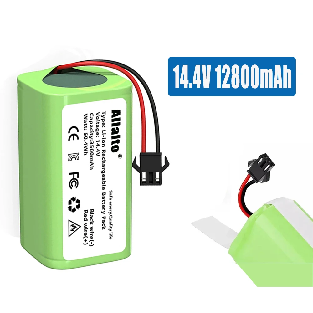 Special offer 14.4V 12800mAh Li-ion Battery for Conga Excellence 990 1090 1790 1990 Ecovacs Deebot N79 N79S DN622, Eufy Robovac