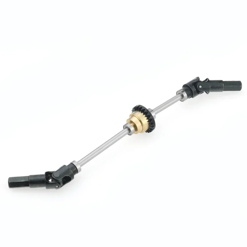 Für WPL C14 C24 C34 B14 B24 B16 D12 Metall Differential Vorne Mitte Hinterachse Stahl Getriebe Antriebswelle 1/16 RC Auto Upgrade Teile