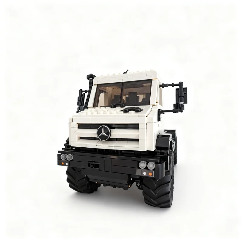 2107pcs MOC Technical Expert Builder Mercedesss Unimoges U5023 Modular Attachments Control+ Model Building Blocks Christmas Gift