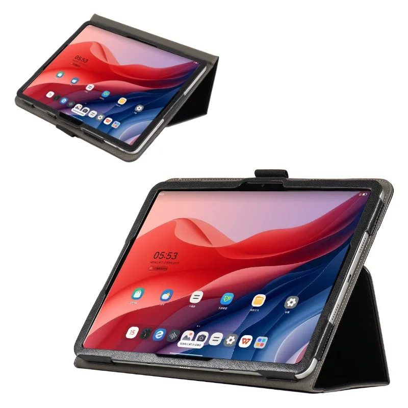 

For Funda Teclast T65 Plus / T65 Case (2025) 13.4" Tablet PC PU Leather Flip Book Cover with Hand Strap