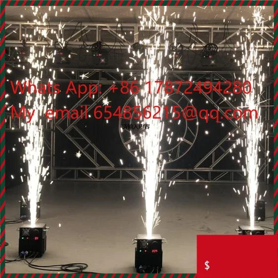 CE Cold Spark Firework Flame Fountain Machine Remote Control for Indoor Wedding Stage Cold Spark Equipment