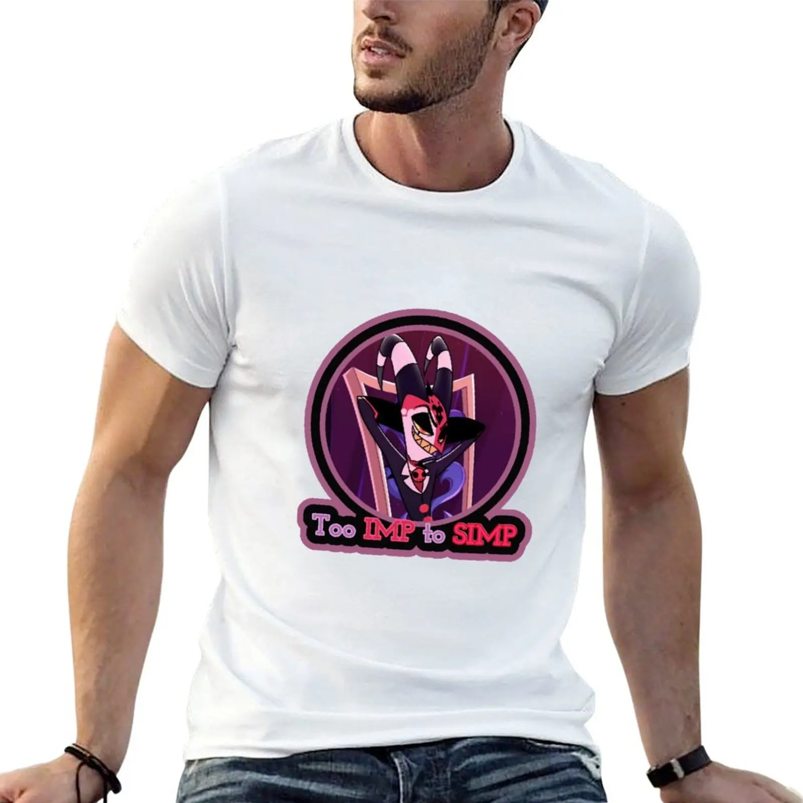 

T-Shirt quality IMP high shirts cotton SIMP (Helluva high t Boss) luxury to quality t shirts brand Too man
