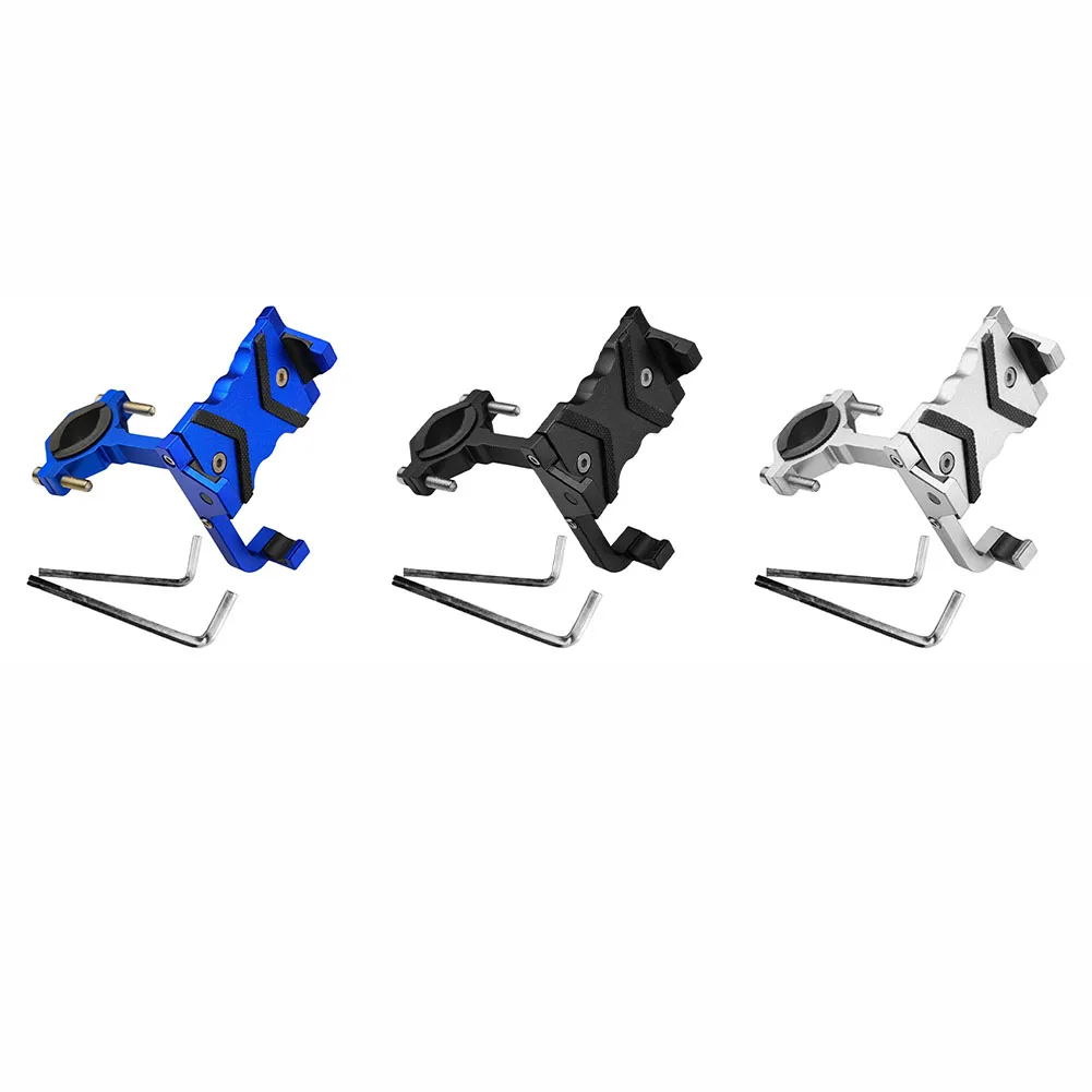 

Motorcycle Handlebars Aluminum Alloy Phone Holder Navigation Holder With Anti-Slip Shock-Resistant Mount Modification Accessorie