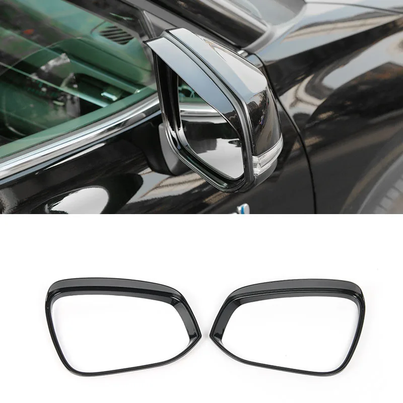 Rearview Mirror Block Rain Eyebrow Cover Trim Sticker Car Styling Accessories for Toyota Highlander Kluger XU70 XSE 2020 2022