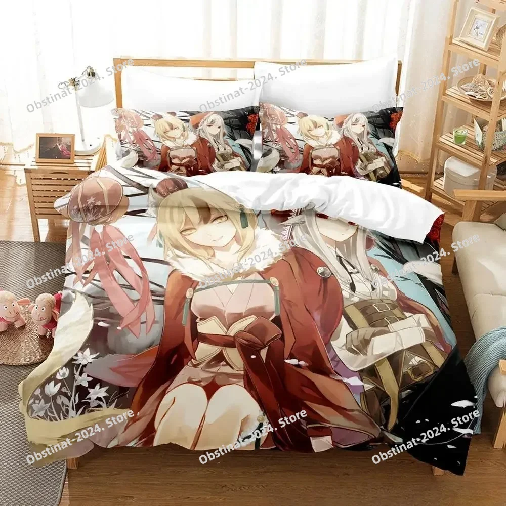 

Game Fire Emblem Engage Bedding Set Printed Bed Set Duvet Cover Sheet Pillowcase Bed Soft Quilt Cover Full Queen King Size
