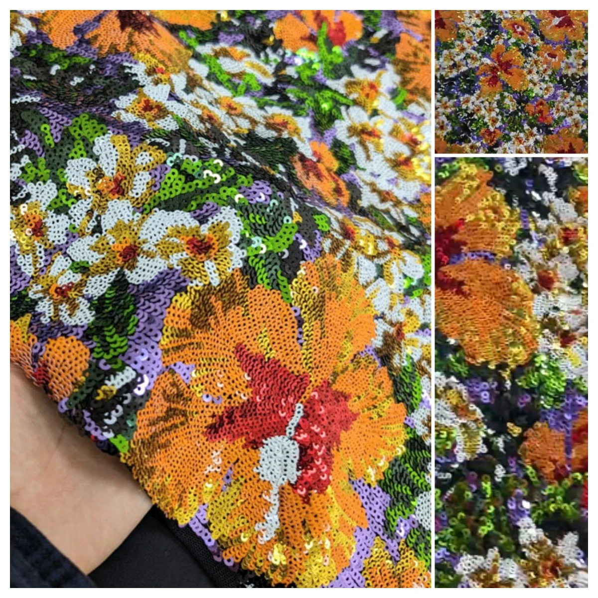 

Изысканные кружевные украшения, изготовленные с разноцветными блестками, модные в Европе и Америке Они подходят для поделок.