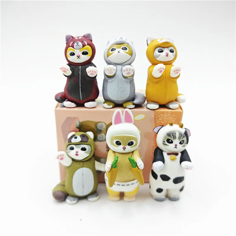 

Mofusand Shark Cat Blind Box Cos Animal Character Figures Toy Ornaments Dolls Fans Children Gift