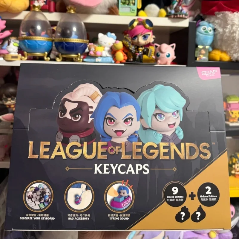 League of Legends Soap Studio Keycap Blind Box Gaming Randapparatuur Collectible Action Figure Toy
