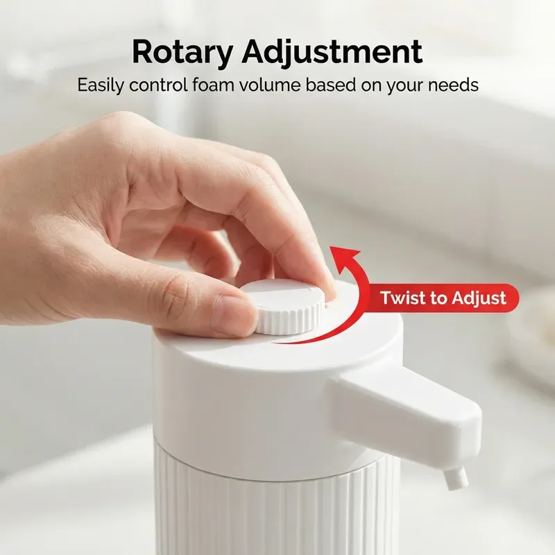 Cross-border new 7th generation intelligent rotating cone soap dispenser for wall-mounted automatic hand sanitizer factory