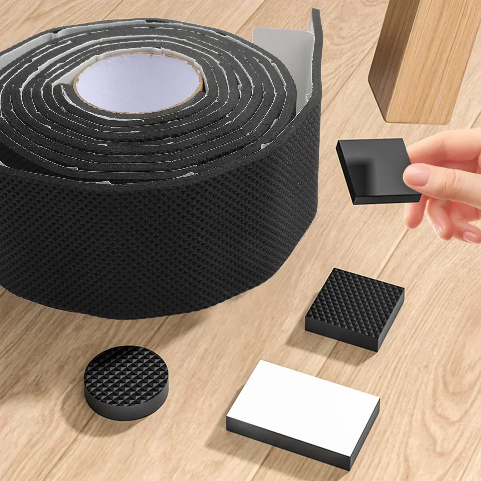 للأرضيات الصلبة منصات مقاومة للانزلاق منصات الأثاث المضادة للانزلاق لحماية الأرضيات مادة إيفا حماة الكراسي #3