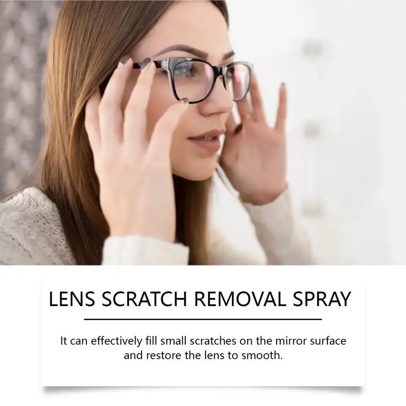 Limpiador de lentes de 100ml, espray multifuncional para eliminación de arañazos, herramienta de reparación