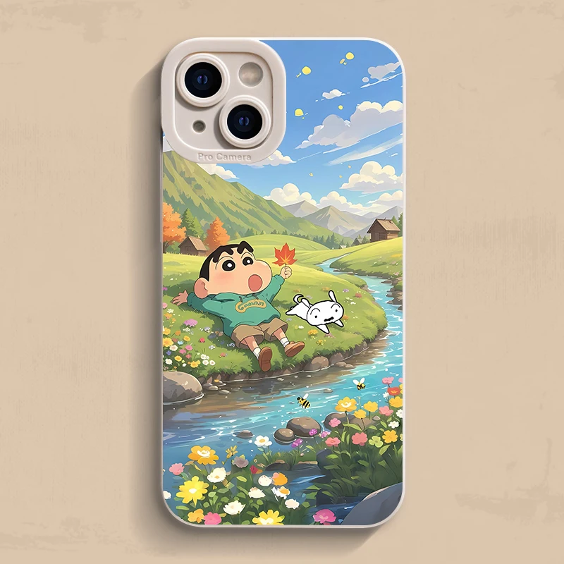 

Summer day Go fishing Shin-chan Case For Samsung Galaxy S25 S24 S23 S22 S21 Plus FE Ultra A55 A35 A56 A34 A54 A53 A52 A16 Cover