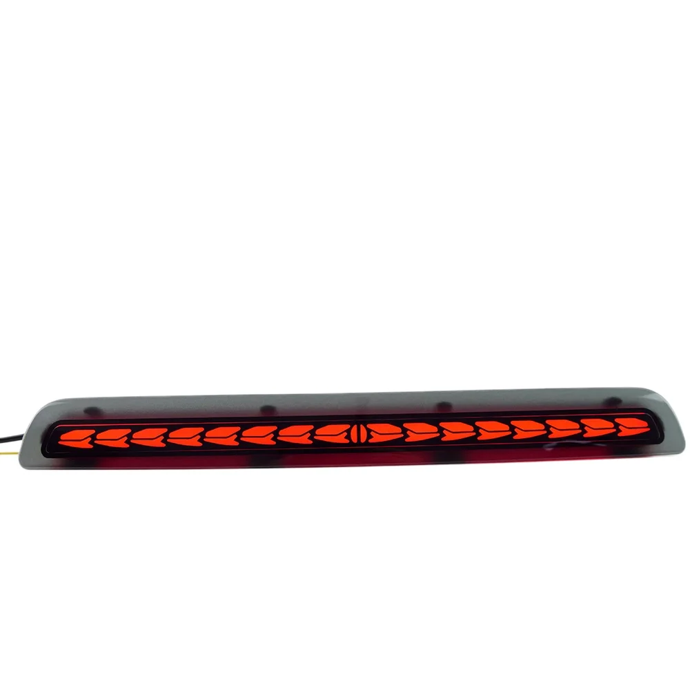 Additional Brake Light For Toyota 4Runner 2006-2009 Land Cruiser Prado Lc120 2003-2009 Dragon Scale Style Black Cover 3 Function