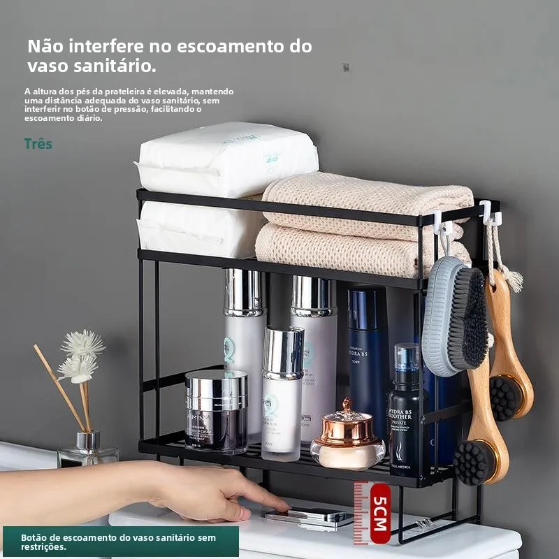 bathroom-toilet-storage-rack-above-bowl-multi-function-no-drilling-washstand-carbon-steel-wall-mounted-toilet-paper-holder