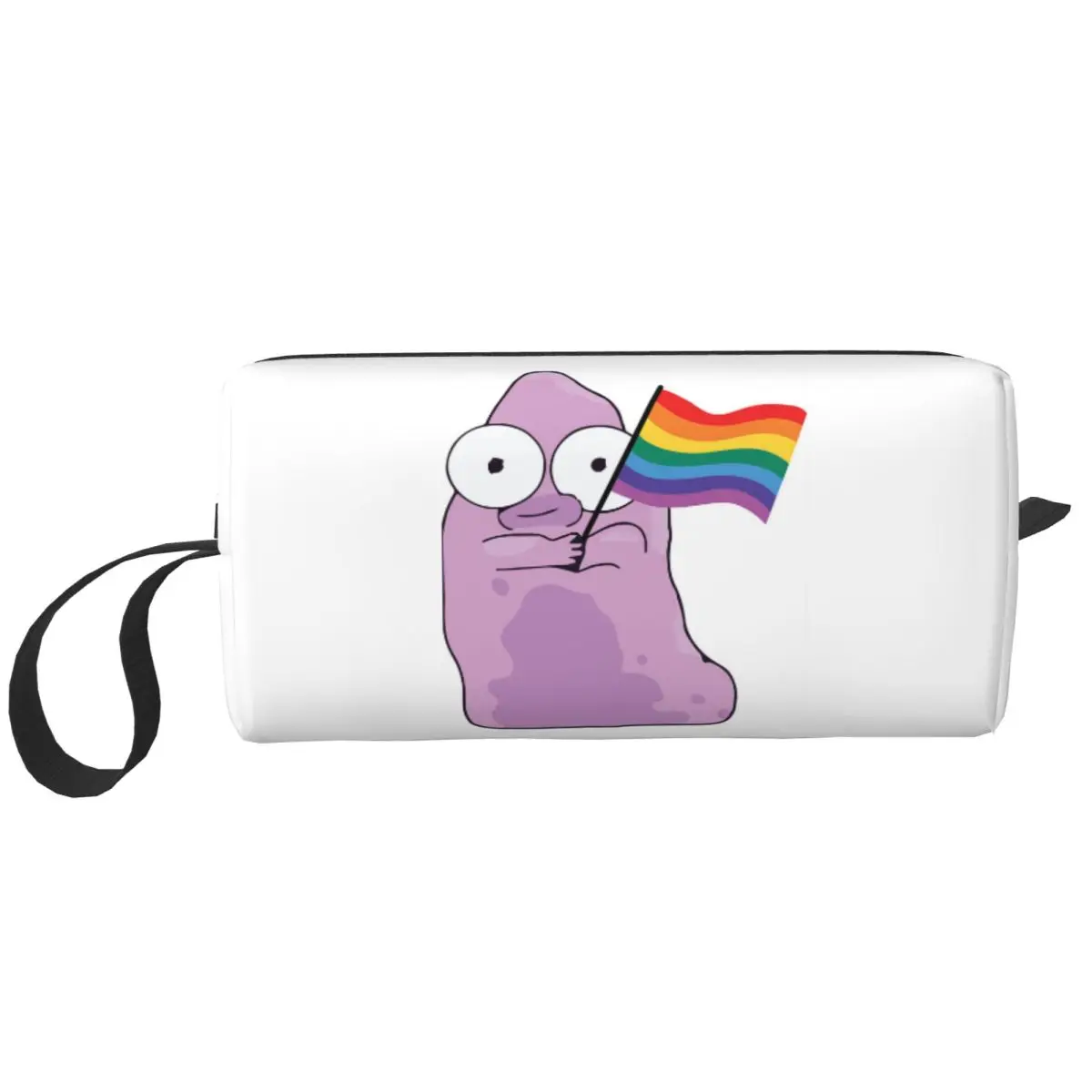 Cartoon Solar Opposites Holding Pride Flag Pencil Case for Studen Pen Box Pencil Bag Stationery Supplies Women Organizer Pouch